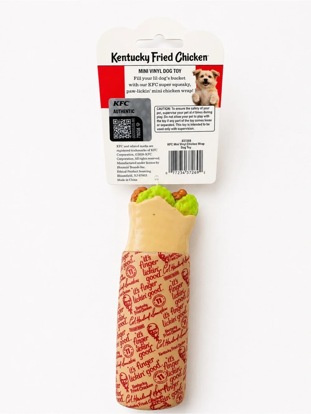 🐾 KFC Mini Vinyl Squeaky Dog Toy Bundle